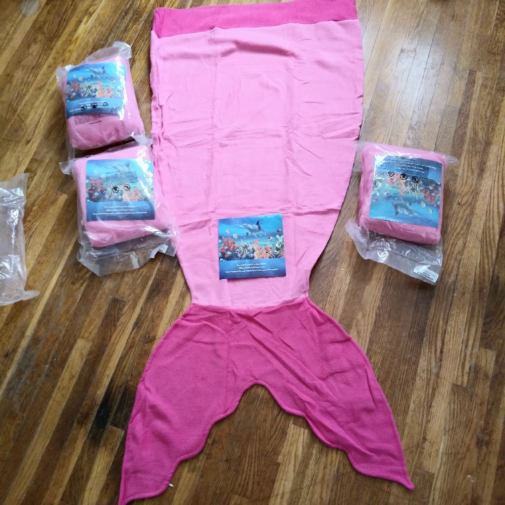 Mermaid Fish Tail fleece
